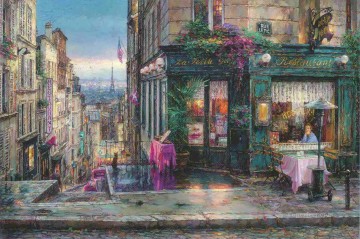 街並み Painting - パリジャン ドリームズ